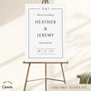 Mayfair Wedding Welcome Sign Template