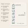 Palais Engagement Party Welcome Sign Template