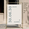 Palais Wedding Welcome Sign Template