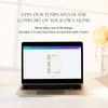 Palais Wedding Welcome Sign Template