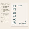 Palais Wedding Welcome Sign Template