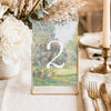 Parc Monceau Table Numbers Template