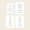 Parlour 4-Page Catholic Wedding Program Template