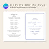 Parlour 4-Page Catholic Wedding Program Template