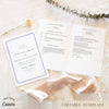 Parlour 16-Page Catholic Wedding Program Template