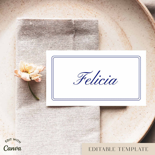 Parlour Place Cards Template
