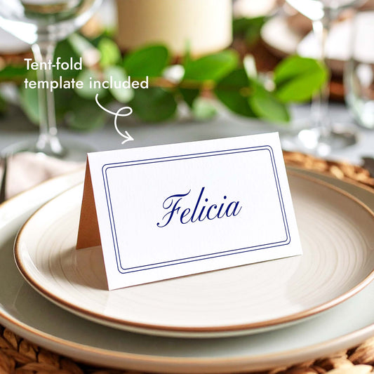 Parlour Place Cards Template