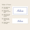 Parlour Place Cards Template (US)