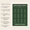 Renard 12-Table Wedding Seating Chart Template (US)