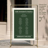Renard 4-Table Wedding Seating Chart Template