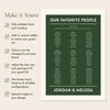 Renard 9-Table Wedding Seating Chart Template (US)