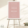 Renard Wedding Welcome Sign Template