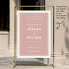 Renard Wedding Welcome Sign Template