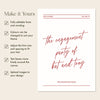Rosso Engagement Party Welcome Sign Template