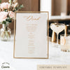 Saba Bar Menu Sign Template
