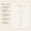 Saba Bar Menu Sign Template