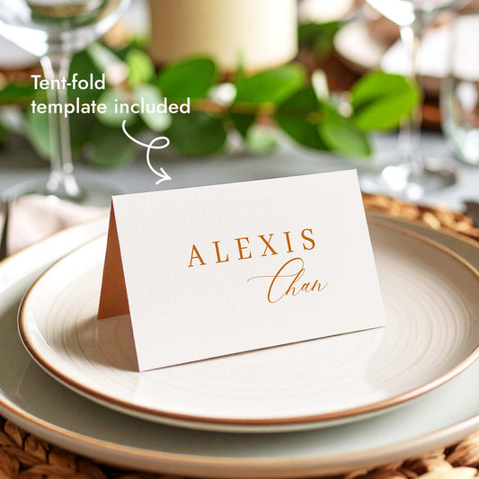 Saba Place Cards Template