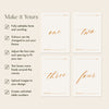 Saba Table Numbers Template