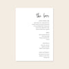 Salt Bar Menu Sign Template (US)