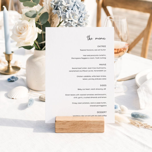 Salt Menu Template