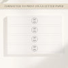 Slate Invitation Belly Band Template (US)