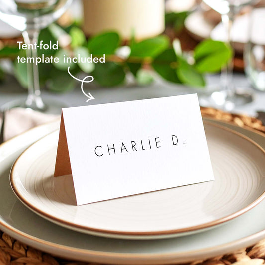 Slate Place Cards Template