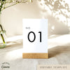 Slate Table Numbers Template (US)