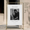 Slate Wedding Welcome Sign Template