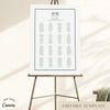 Solace 16-Table Wedding Seating Chart Template
