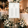 Solace 2-Long Tables Wedding Seating Chart Template
