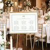 Solace 6-Long Tables Wedding Seating Chart Template