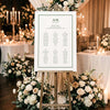 Solace 6-Table Wedding Seating Chart Template