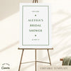 Solace Bridal Shower Welcome Sign Template