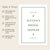 Solace Bridal Shower Welcome Sign Template