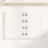 Solace Invitation Belly Band Template (US)