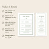 Solace Menu Template