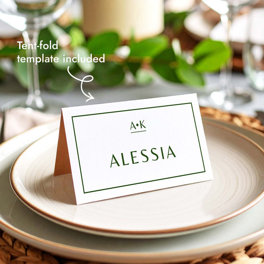 Solace Place Cards Template