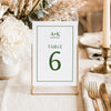 Solace Table Numbers Template