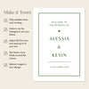 Solace Wedding Welcome Sign Template