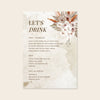 Solana Bar Menu Sign Template