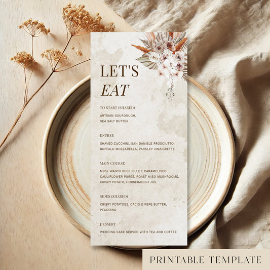 Solana Menu Template