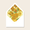 Sunflowers Printable Envelope Liners