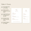 Temperance Menu Template