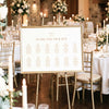 Terra 12-Table Wedding Seating Chart Template (Landscape)