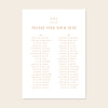 Terra 2-Table Long Tables Wedding Seating Chart Template