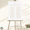 Terra 2-Table Long Tables Wedding Seating Chart Template
