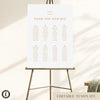 Terra 8-Table Wedding Seating Chart Template