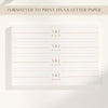 Terra Invitation Belly Band Template (US)