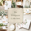 Evergreen Wedding Seating Chart Cards Template (US)