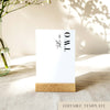 Vaux Table Numbers Template